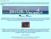 Tablet Screenshot of breizh-vacance.com